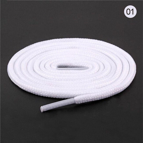 Round Shoe Laces 150cm White