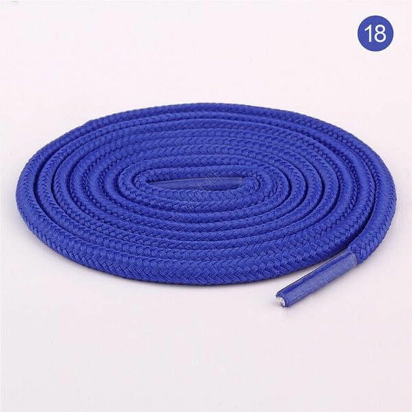 Round Shoe Laces 200cm Blue