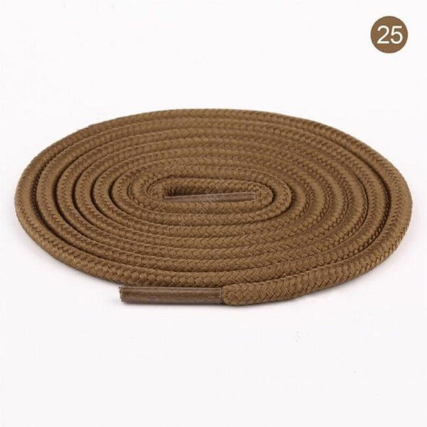 Round Shoe Laces 150cm Light Brown