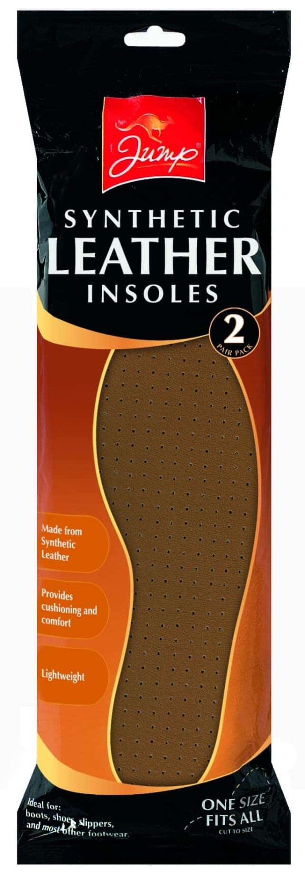 2 Pack Leather Insoles (1 Pair)