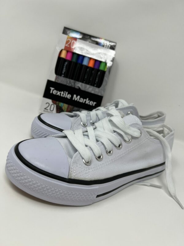 Design Your Own Canvas Shoes Trainers Craft Kits - Image 2